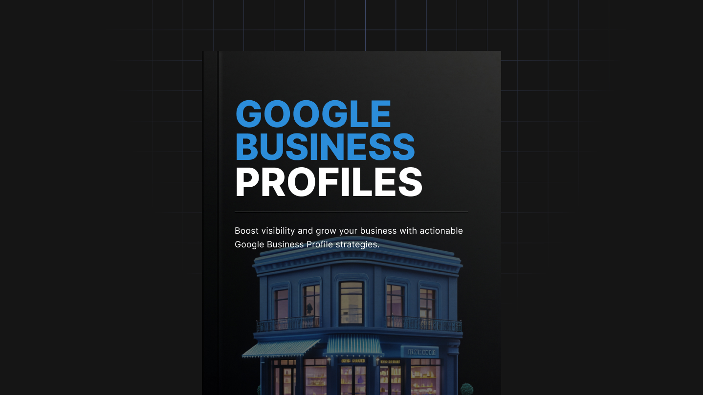 Google Business Profiles free ebook or guide cover
