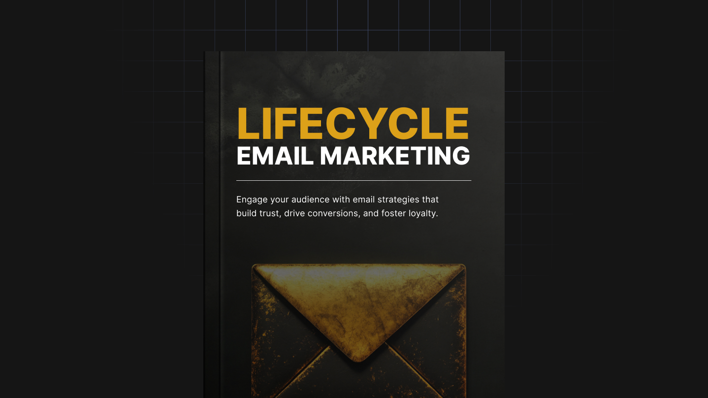 Lifecycle Email Marketing free ebook or guide cover