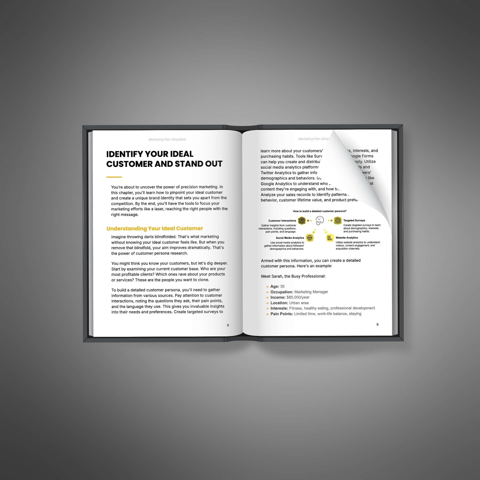 Marketing Plan Simplified resource preview image 3