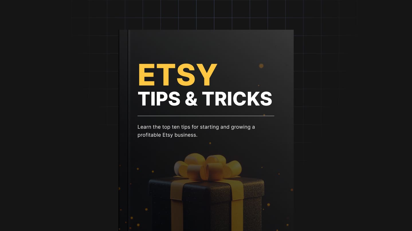 Etsy Tips and Tricks free ebook or guide cover