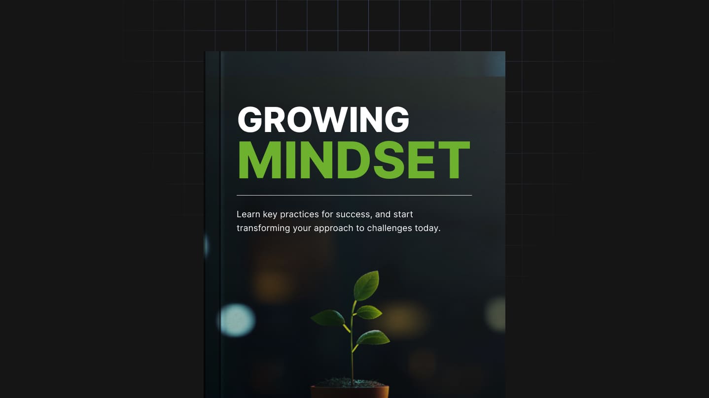 Growing Mindset free ebook or guide cover