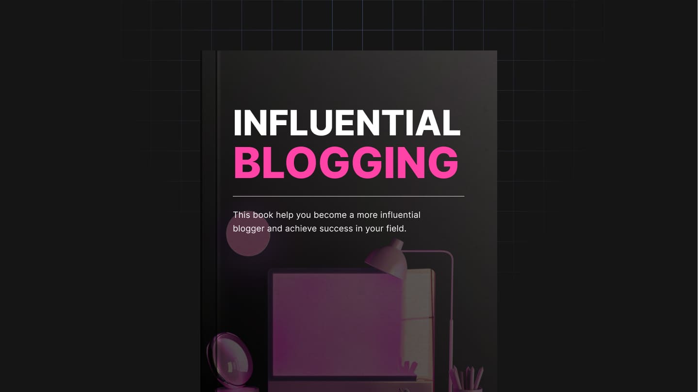 Influential Blogging free ebook or guide cover