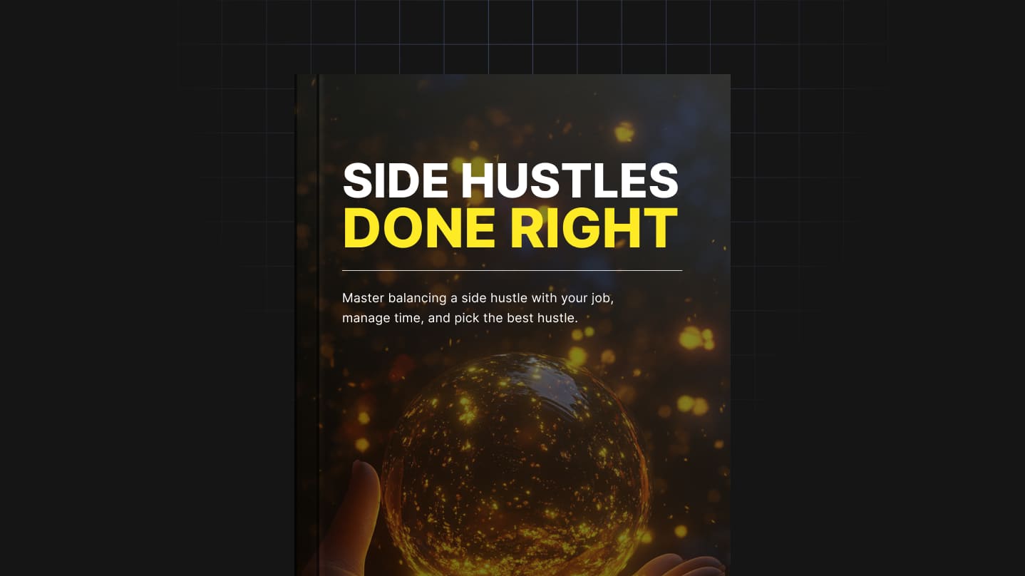 Side Hustles Done Right free ebook or guide cover