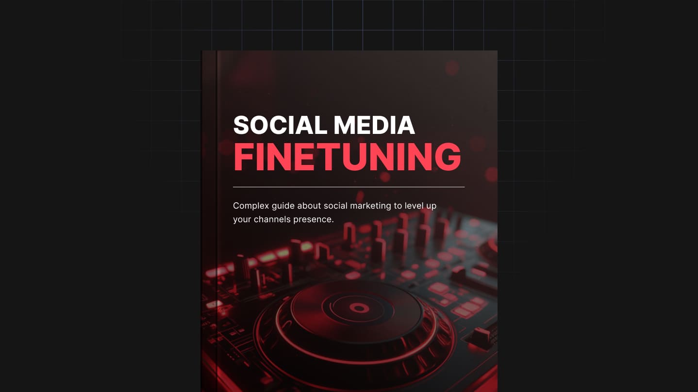 Social Media Finetuning free ebook or guide cover
