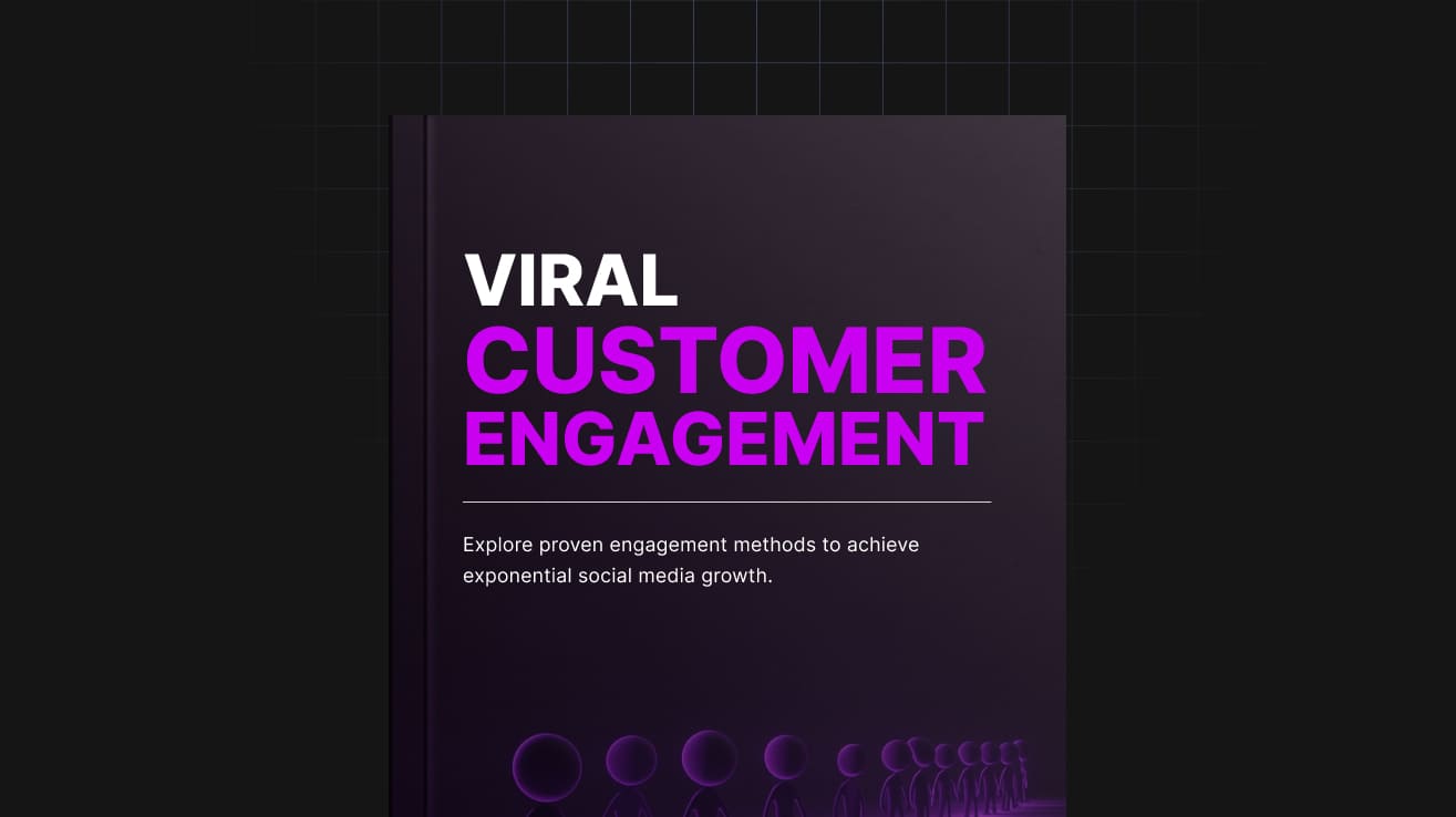 Viral Customer Engagement free ebook or guide cover